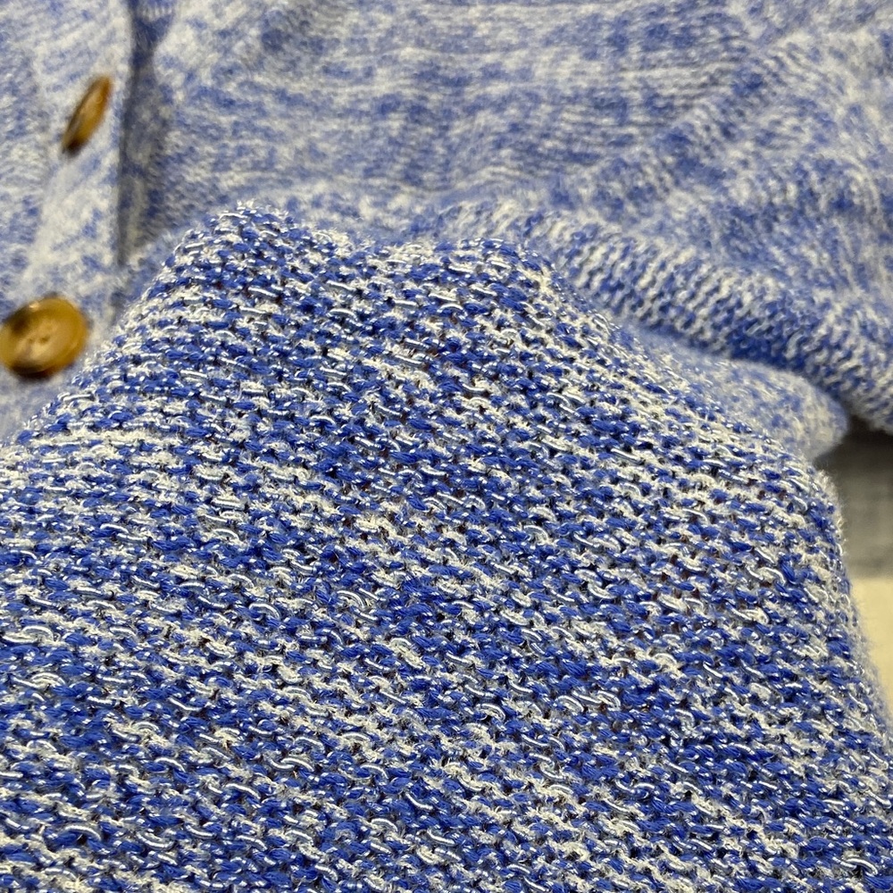 Ann Taylor Knit Tortoise Shell Buttoned Cardigan … - image 5